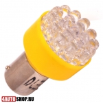   Светодиодная автолампа PY21W 19 LED Dip-Led (желтая) (2шт.)