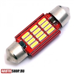  DLED Светодиодная автолампа C5W FEST 36 мм - 12 SMD 4014 (2шт.)